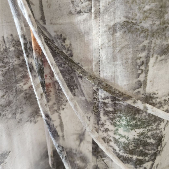 Women's ZARA White Gray Long Sleeve Cardigan And Tank Dress XS 2 Piece Set. - Picture 5 of 9